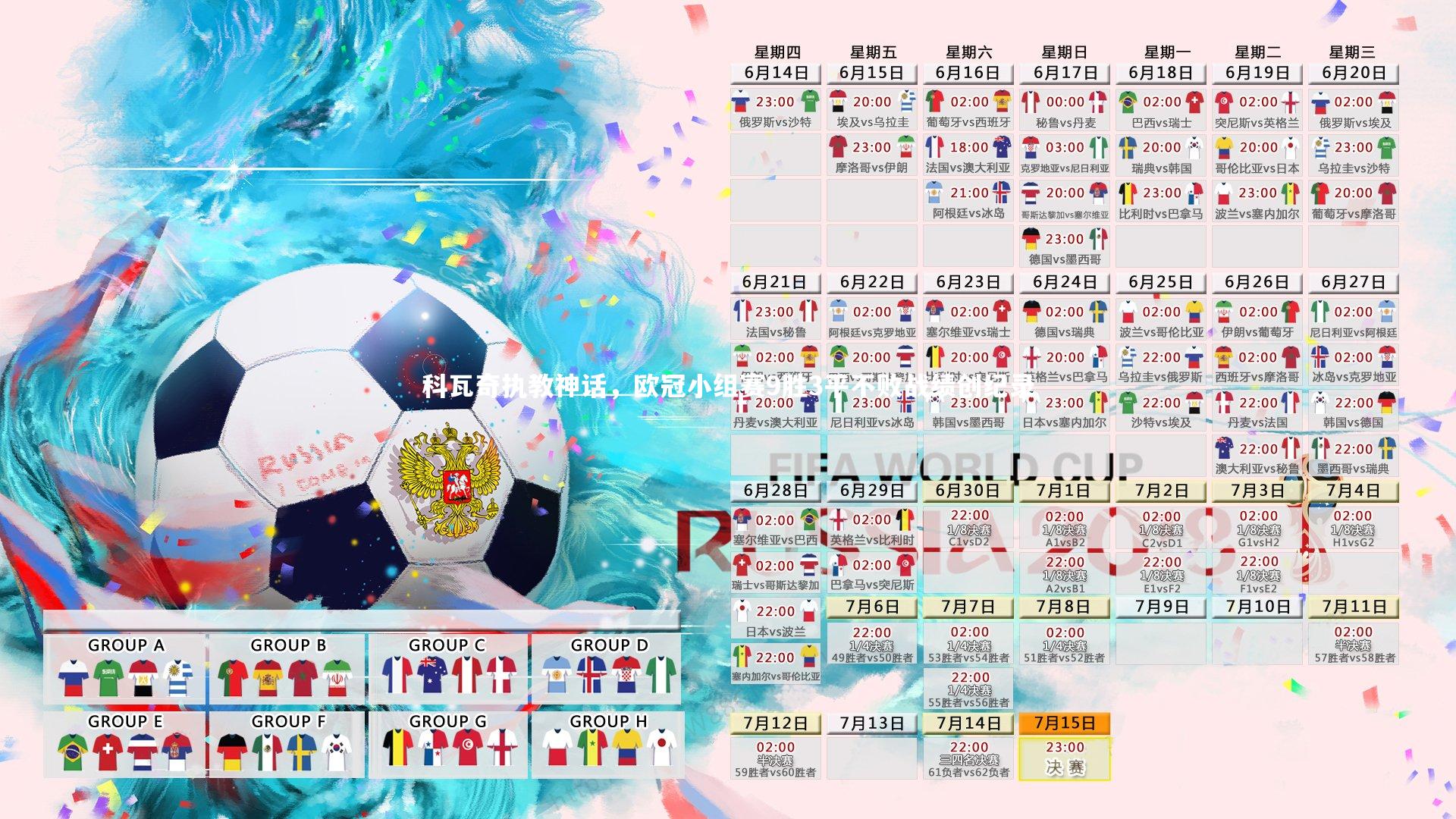 科瓦奇执教神话，欧冠小组赛9胜3平不败战绩创纪录